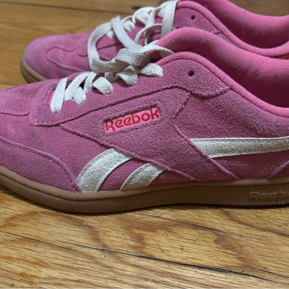 Reebok Fuchsia and Cream Athletic Shoes - Picture 3 of 3